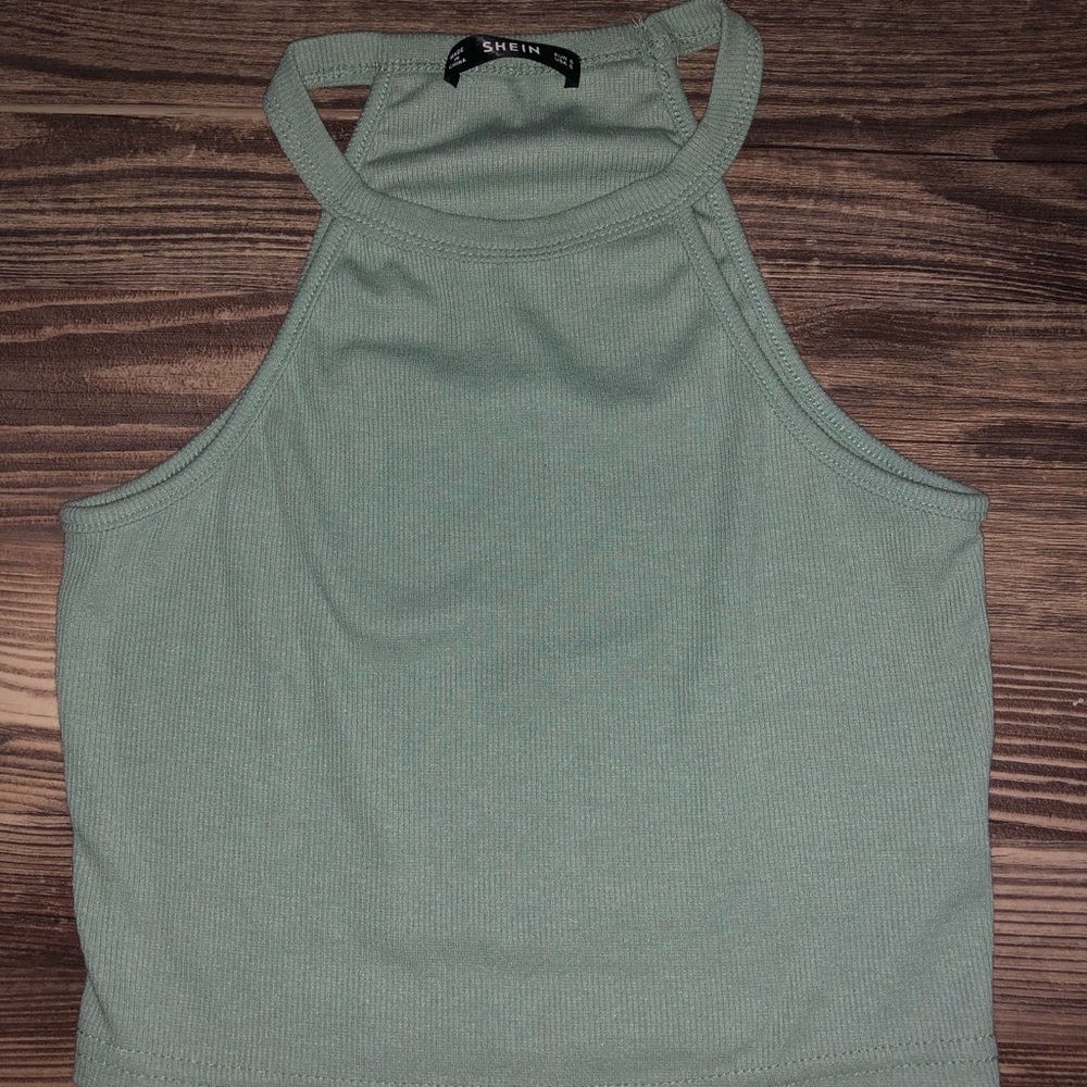 Shein army green tank